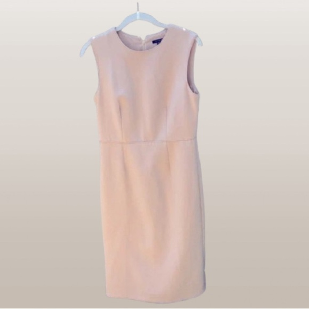 Ann Taylor Elegant‎ Tan Sleeveless Dress